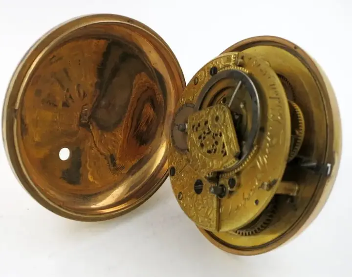 Gilt & Enamel Pair Cased Pocket Watch – C1795 — عکس ۸ از رکورد آرشیو WatchMuseum