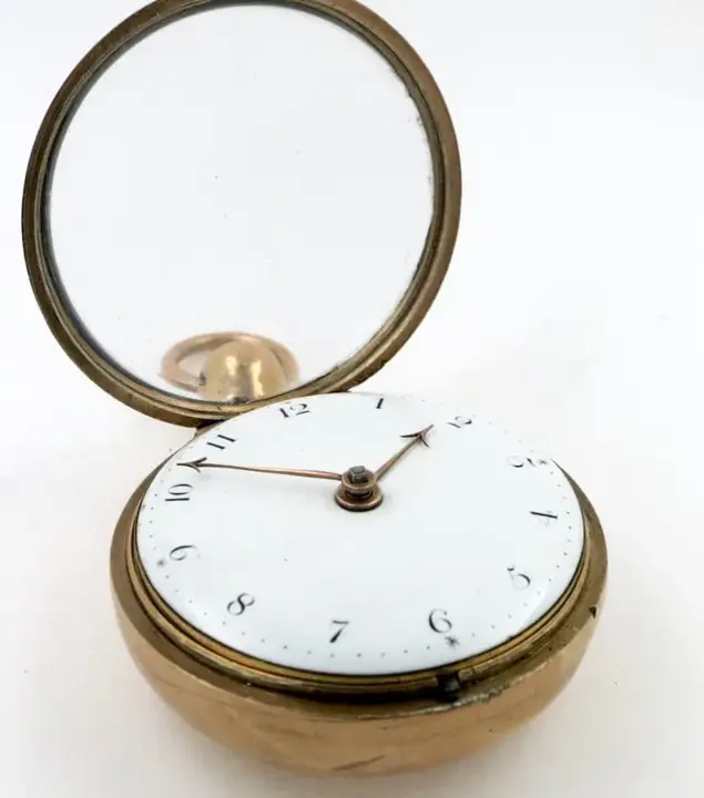 Gilt Pair Cased Pocket Watch – 1796 — عکس ۶ از رکورد آرشیو WatchMuseum