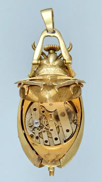 GOLD AND ENAMEL BEETLE FORM WATCH – 1880 — عکس ۶ از رکورد آرشیو WatchMuseum