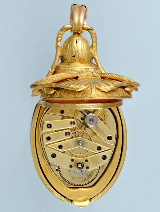 GOLD AND ENAMEL BEETLE FORM WATCH – 1880 — عکس ۶ از رکورد آرشیو WatchMuseum