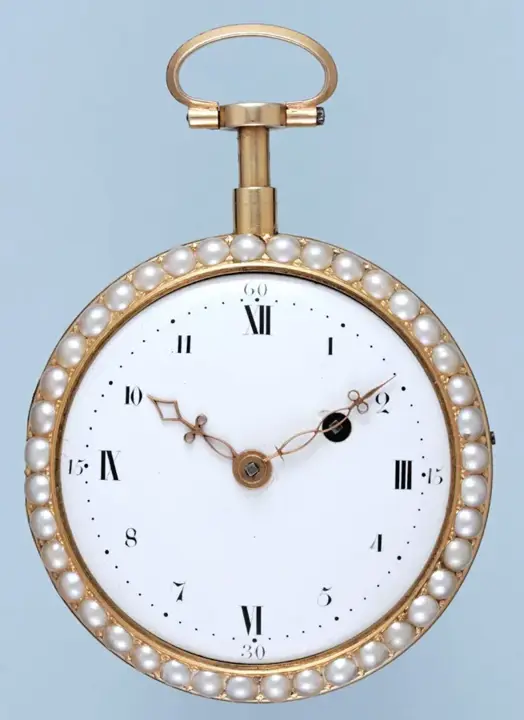 Gold and Enamel Chatelaine Repeating Virgule – Circa 1790 — عکس ۳ از رکورد آرشیو WatchMuseum