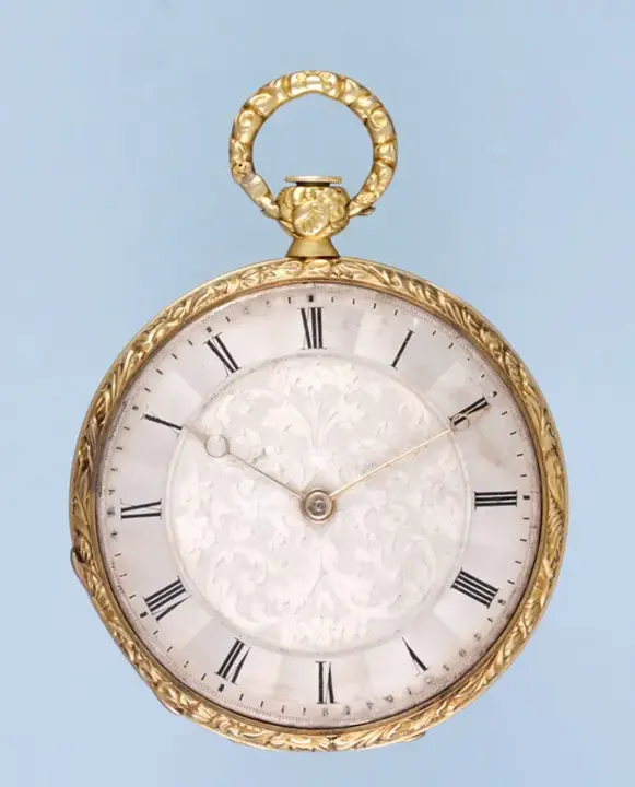 GOLD AND ENAMEL CYLINDER POCKET WATCH – 1850 — عکس ۲ از رکورد آرشیو WatchMuseum