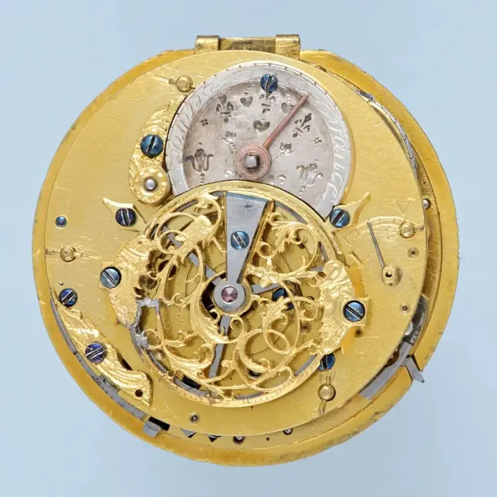 GOLD AND ENAMEL QUARTER REPEATING FRENCH VERGE – Circa 1770 — عکس ۵ از رکورد آرشیو WatchMuseum