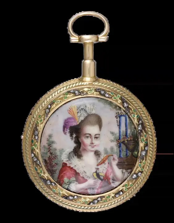 GOLD AND ENAMEL REPEATING FRENCH CYLINDER POCKET WATCH – 1780 — عکس ۱ از رکورد آرشیو WatchMuseum