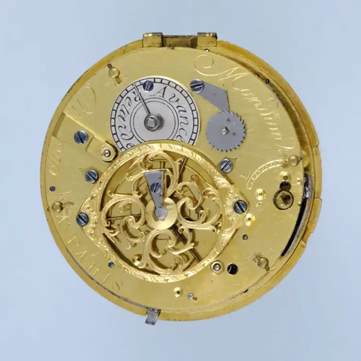 GOLD AND ENAMEL REPEATING FRENCH CYLINDER POCKET WATCH – 1780 — عکس ۳ از رکورد آرشیو WatchMuseum