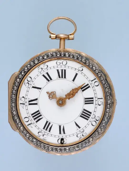 GOLD AND ENAMEL TRIPLE CASED VERGE POCKET WATCH – 1780 — عکس ۴ از رکورد آرشیو WatchMuseum