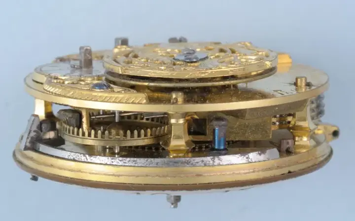 GOLD AND ENAMEL TRIPLE CASED VERGE POCKET WATCH – 1780 — عکس ۵ از رکورد آرشیو WatchMuseum