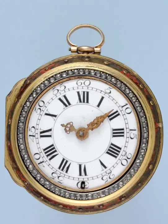 GOLD AND ENAMEL TRIPLE CASED VERGE POCKET WATCH – 1780 — عکس ۶ از رکورد آرشیو WatchMuseum