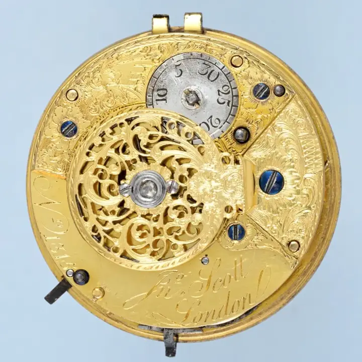 Gold Centre Seconds English Verge – Circa 1790 — عکس ۳ از رکورد آرشیو WatchMuseum