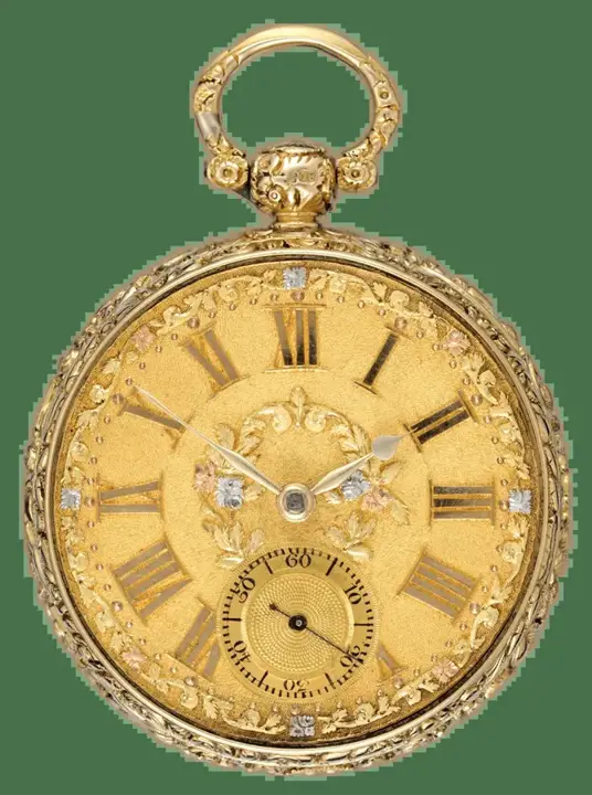GOLD DUPLEX WITH DECORATIVE GOLD DIAL – 1825 — عکس ۱ از رکورد آرشیو WatchMuseum