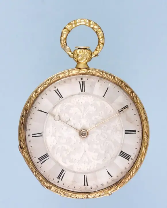 Gold & Enamel Cylinder Pocket Watch – Circa 1850 — عکس ۲ از رکورد آرشیو WatchMuseum