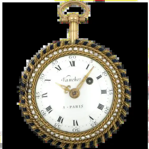 Gold & Enamel Paris Pocket Watch – C1785 — عکس ۱ از رکورد آرشیو WatchMuseum