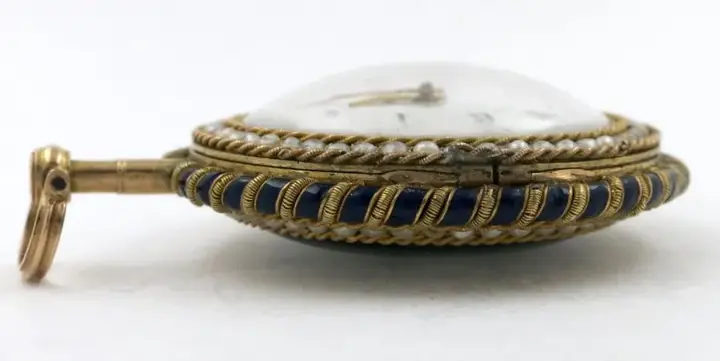 Gold & Enamel Paris Pocket Watch – C1785 — عکس ۵ از رکورد آرشیو WatchMuseum