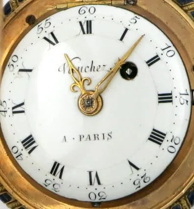 Gold & Enamel Paris Pocket Watch – C1785 — عکس ۸ از رکورد آرشیو WatchMuseum