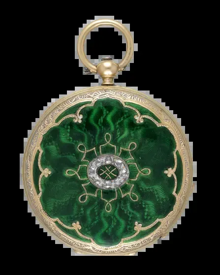 Gold & Enamel Watch With Spare Dial – Circa 1870 — عکس ۱ از رکورد آرشیو WatchMuseum