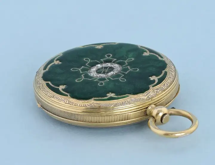Gold & Enamel Watch With Spare Dial – Circa 1870 — عکس ۴ از رکورد آرشیو WatchMuseum
