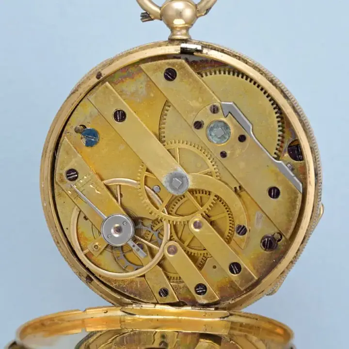 Gold & Enamel Watch With Spare Dial – Circa 1870 — عکس ۵ از رکورد آرشیو WatchMuseum
