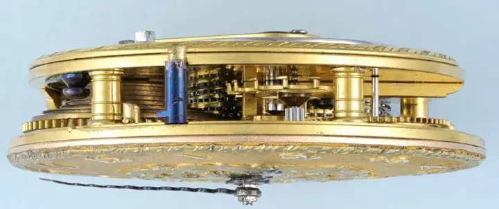 GOLD ENGLISH CYLINDER WITH GOLD DIAL – 1810 — عکس ۶ از رکورد آرشیو WatchMuseum