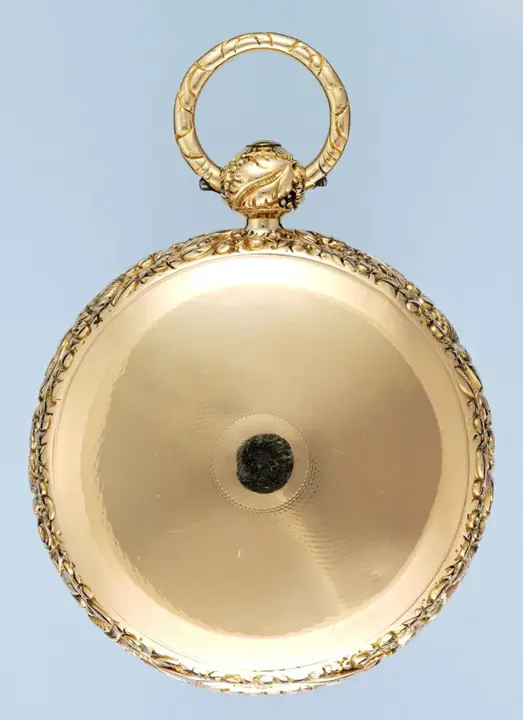 GOLD ENGLISH LEVER WITH DECORATIVE GOLD DIAL – 1825 — عکس ۲ از رکورد آرشیو WatchMuseum