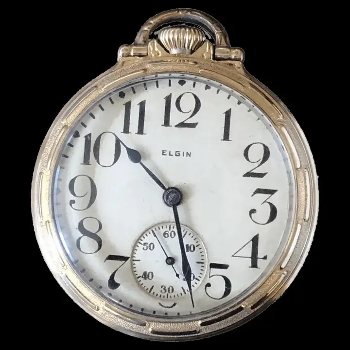 Gold Filled Elgin National Watch Co. Pocket Watch – 1925 — عکس ۱ از رکورد آرشیو WatchMuseum