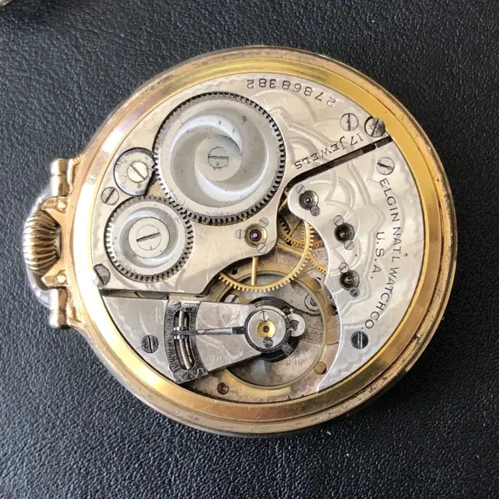Gold Filled Elgin National Watch Co. Pocket Watch – 1925 — عکس ۵ از رکورد آرشیو WatchMuseum