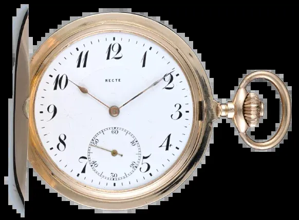 Gold Full Hunter Pocket Watch – Circa 1900 — عکس ۱ از رکورد آرشیو WatchMuseum
