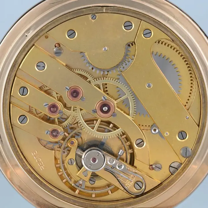 Gold Full Hunter Pocket Watch – Circa 1900 — عکس ۵ از رکورد آرشیو WatchMuseum