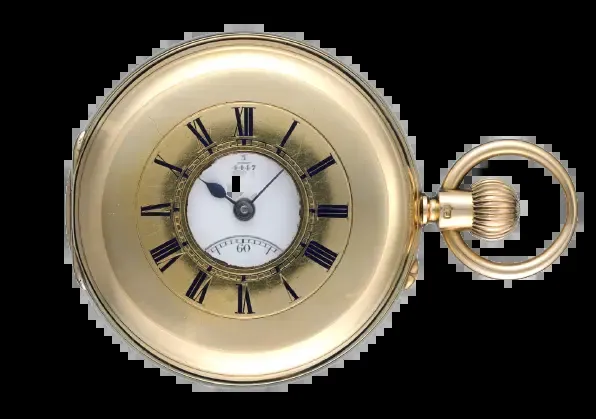 Gold Half Hunter by Barraud Pocket Watch – 1897 — عکس ۱ از رکورد آرشیو WatchMuseum
