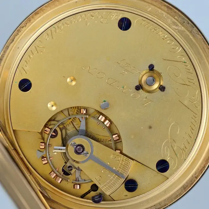 Gold Half Hunter by Barraud Pocket Watch – 1897 — عکس ۳ از رکورد آرشیو WatchMuseum
