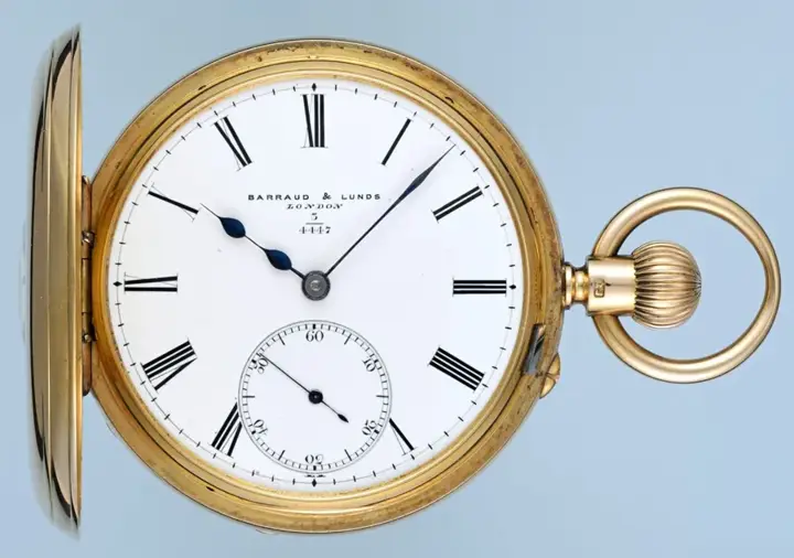 Gold Half Hunter by Barraud Pocket Watch – 1897 — عکس ۴ از رکورد آرشیو WatchMuseum