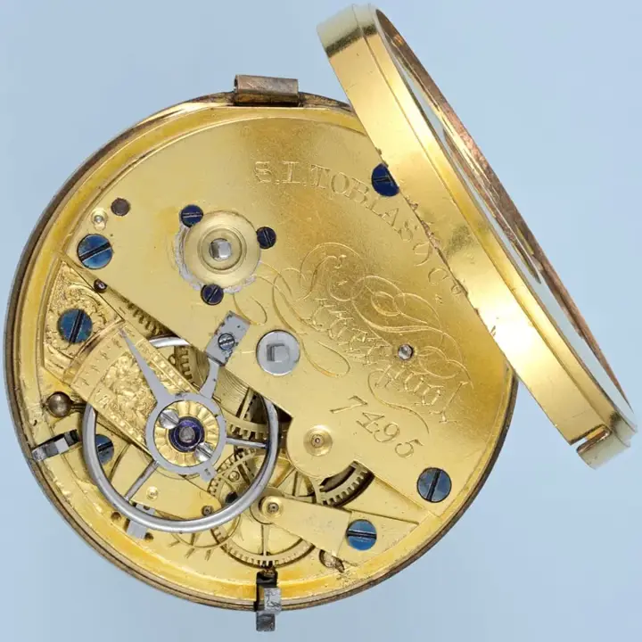 GOLD MASSEY III BY TOBIAS POCKET WATCH – Circa 1825 — عکس ۴ از رکورد آرشیو WatchMuseum