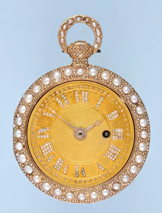 Gold Pearl Set Watch & Pendant – Circa1840 — عکس ۲ از رکورد آرشیو WatchMuseum