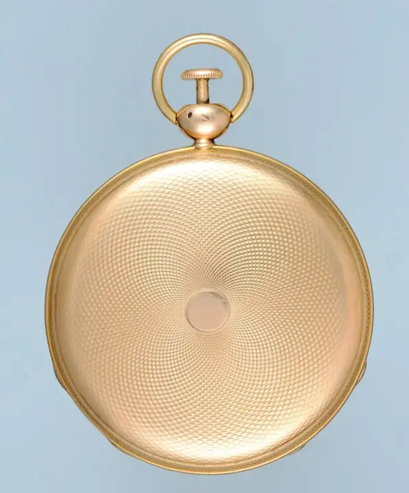 GOLD QUARTER REPEATING FRENCH CYLINDER POCKET WATCH – 1830 — عکس ۴ از رکورد آرشیو WatchMuseum
