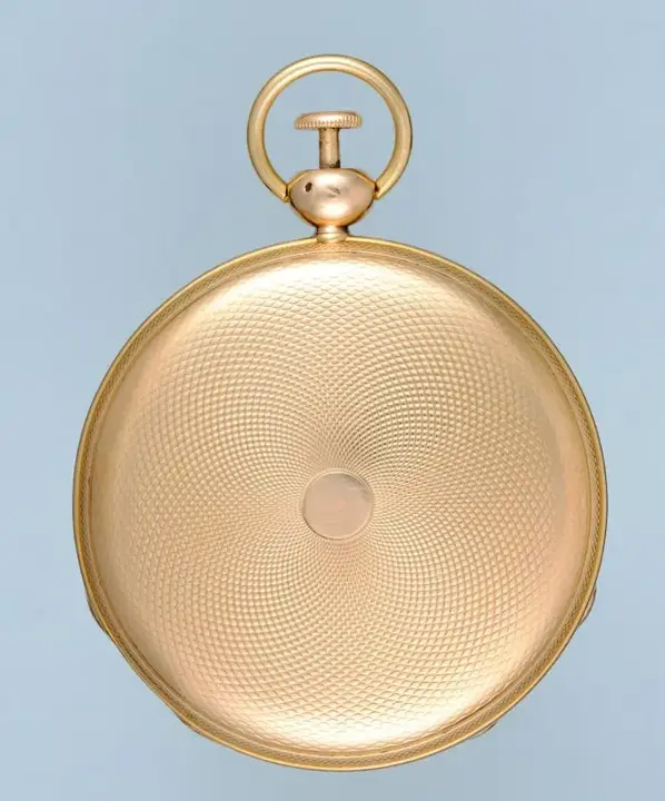 Gold Quarter Repeating French Cylinder Pocket Watch – Circa 1830 — عکس ۲ از رکورد آرشیو WatchMuseum