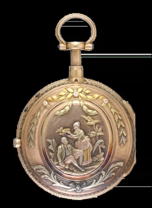 GOLD quarter repeating Swiss verge Pocket Watch – 1780 — عکس ۱ از رکورد آرشیو WatchMuseum