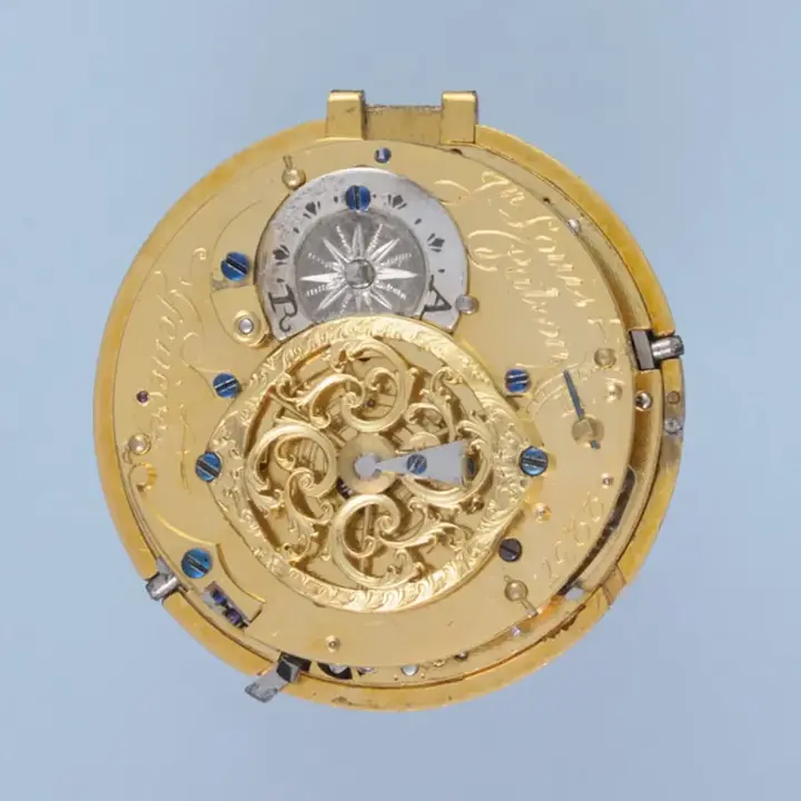 GOLD quarter repeating Swiss verge Pocket Watch – 1780 — عکس ۳ از رکورد آرشیو WatchMuseum
