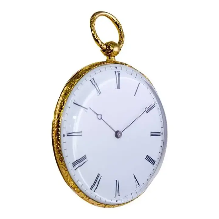 Gorini & Cie. 18 Karat Yellow Gold Pocket Watch – Circa 1840s — عکس ۲ از رکورد آرشیو WatchMuseum