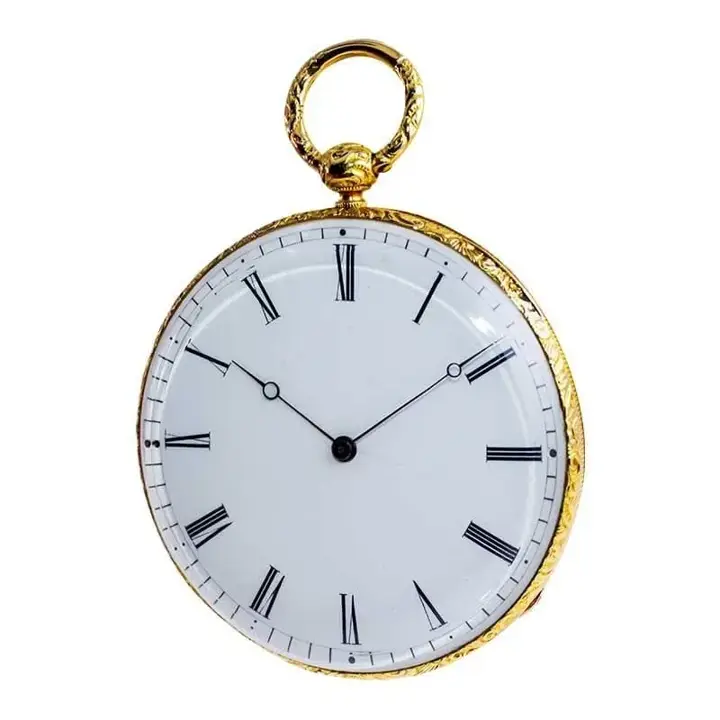 Gorini & Cie. 18 Karat Yellow Gold Pocket Watch – Circa 1840s — عکس ۴ از رکورد آرشیو WatchMuseum