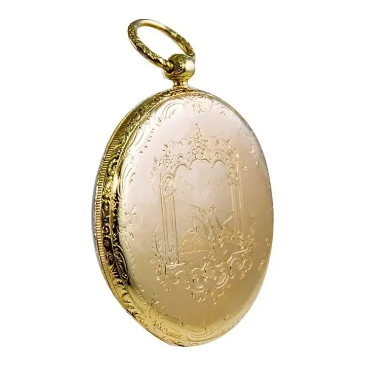Gorini & Cie. 18 Karat Yellow Gold Pocket Watch – Circa 1840s — عکس ۷ از رکورد آرشیو WatchMuseum