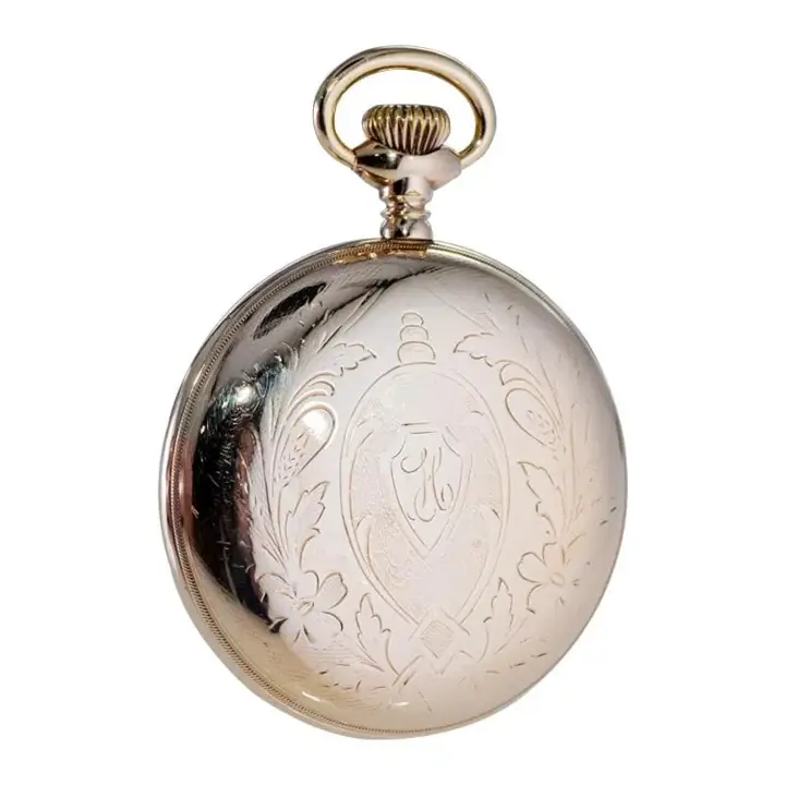 Hamilton Gold Filled Pocket Watch with Kiln Fired Dial – 1916 — عکس ۶ از رکورد آرشیو WatchMuseum