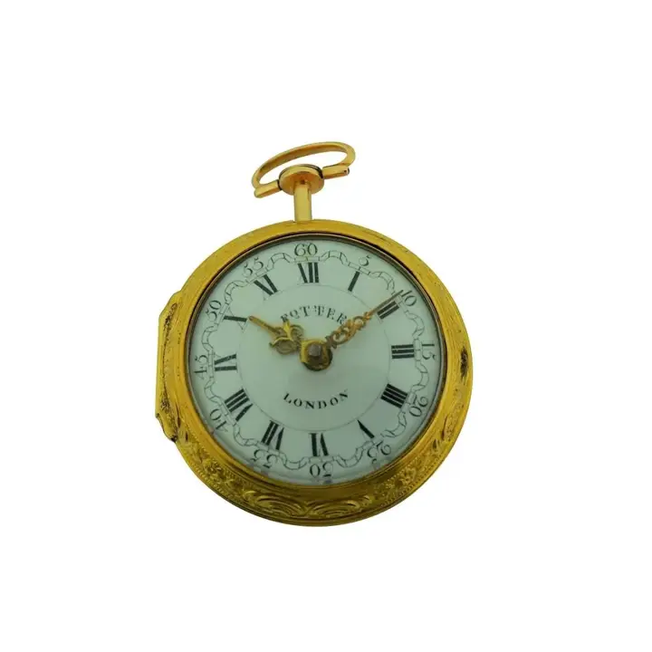 Harry Potter”s Watch London Gold Repousse Verge Fusee – 1791 — عکس ۴ از رکورد آرشیو WatchMuseum