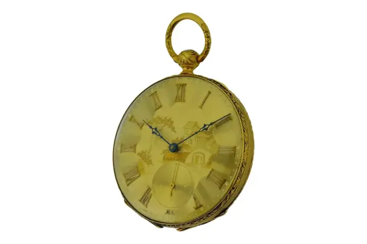 Henri Beguelin 18Kt. Solid Gold High Grade Swiss Pocket Watch – Circa 1840 — عکس ۴ از رکورد آرشیو WatchMuseum