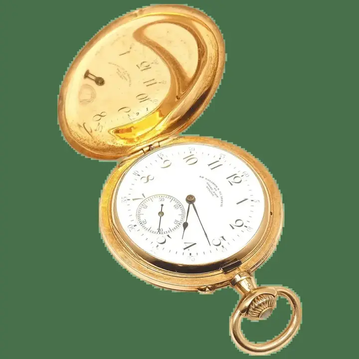 Henry Capt Yellow Gold Chronoautomatic Pocket Watch – 19th Century — عکس ۱ از رکورد آرشیو WatchMuseum