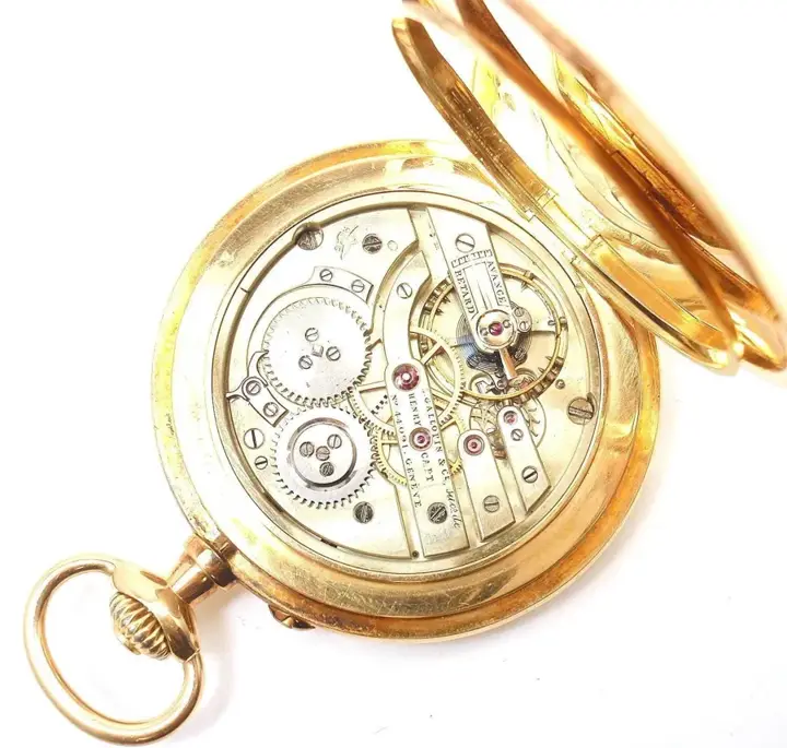 Henry Capt Yellow Gold Chronoautomatic Pocket Watch – 19th Century — عکس ۴ از رکورد آرشیو WatchMuseum