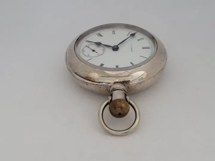 Illinois Pocket Watch Silver Working Case 7 Jewel Hunting – 1886 — عکس ۴ از رکورد آرشیو WatchMuseum