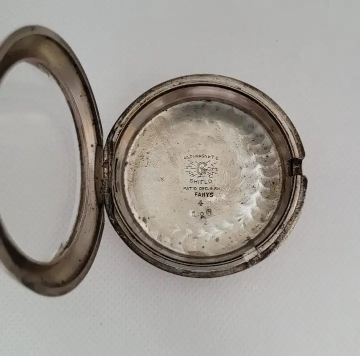 Illinois Pocket Watch Silver Working Case 7 Jewel Hunting – 1886 — عکس ۵ از رکورد آرشیو WatchMuseum