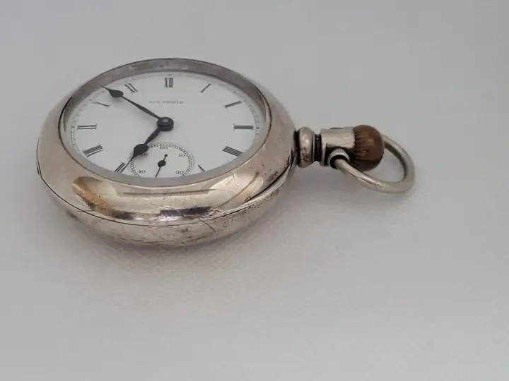 Illinois Pocket Watch Silver Working Case 7 Jewel Hunting – 1886 — عکس ۶ از رکورد آرشیو WatchMuseum