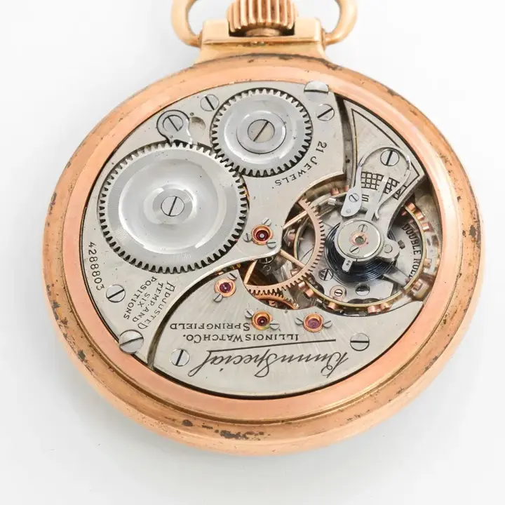 Illinois Railway Gold Filled Pocket Watch – Circa 1923 — عکس ۳ از رکورد آرشیو WatchMuseum