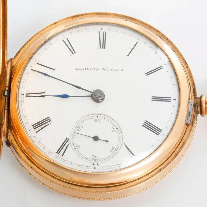 Illinois Watch Co. Currier Gold Filled Pocket Watch – 1880-1881 — عکس ۲ از رکورد آرشیو WatchMuseum