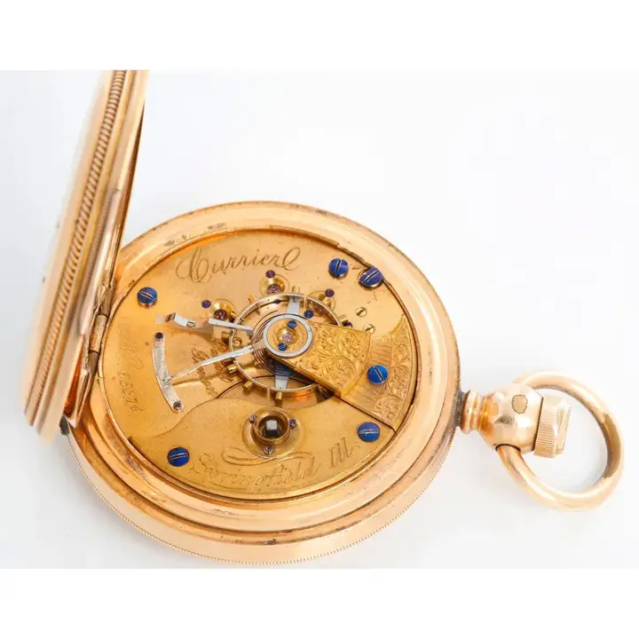 Illinois Watch Co. Currier Gold Filled Pocket Watch – 1880-1881 — عکس ۸ از رکورد آرشیو WatchMuseum
